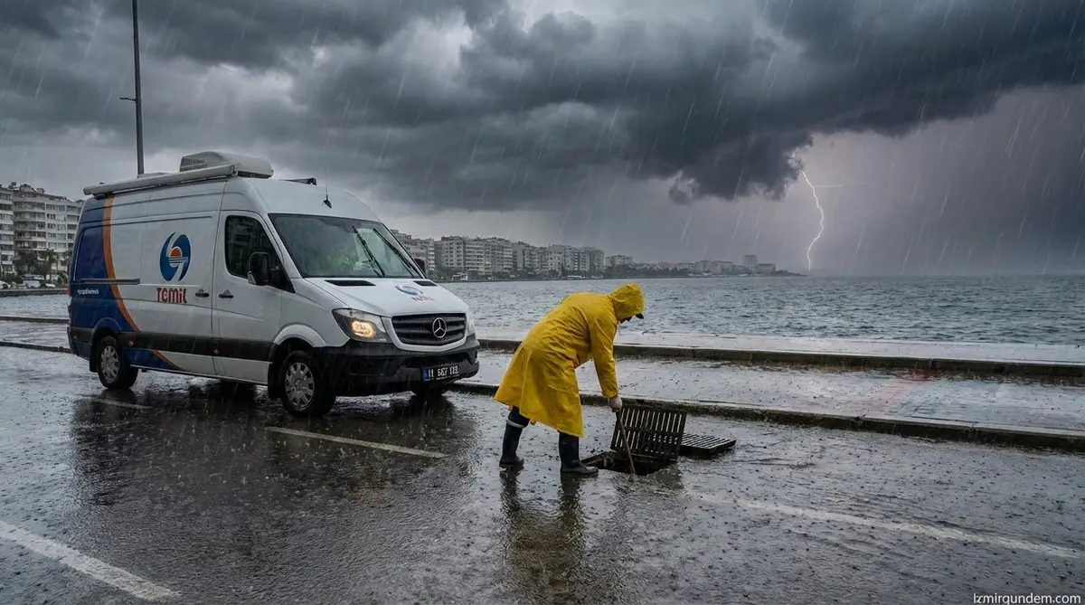 İzmir'e Sağanak Uyarısı: Sel ve Yıldırım Riski