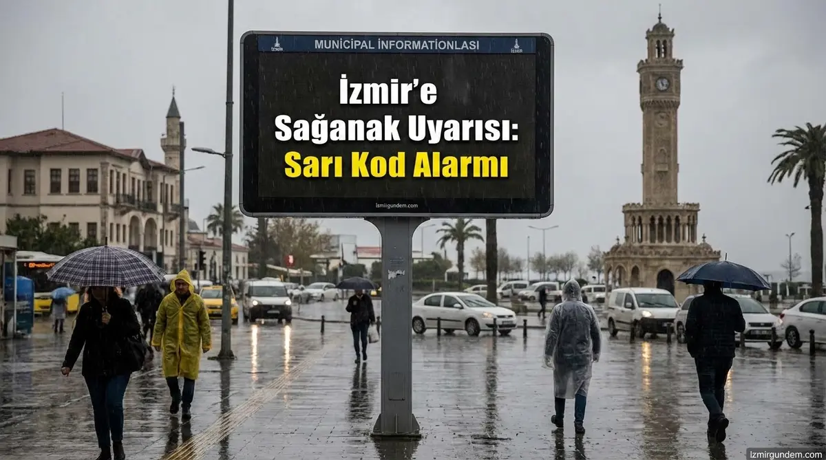 İzmir'e Sağanak Uyarısı: Sarı Kod Alarmı