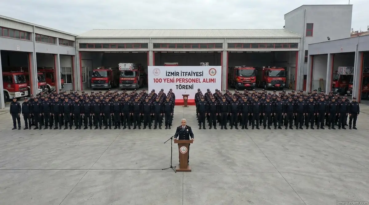 İzmir İtfaiyesi'ne 100 Yeni Personel