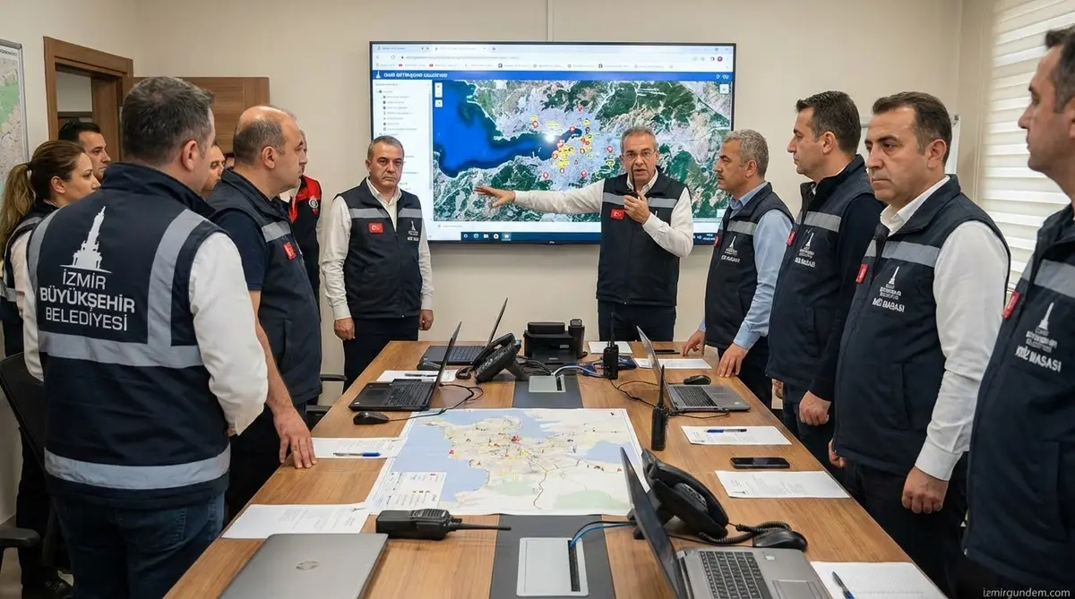 İzmir'de Kriz Masası Alarmda