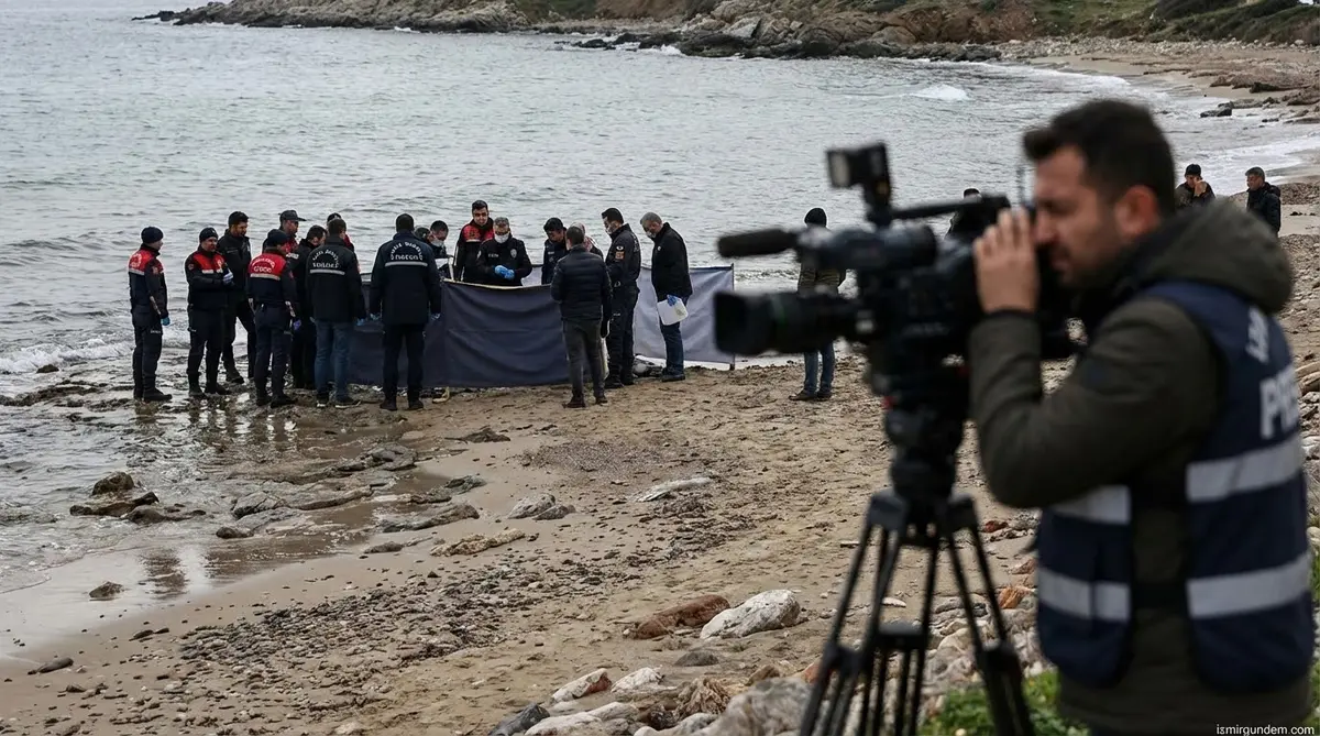Karaburun'da Sahile Vuran Çocuk Cesedi