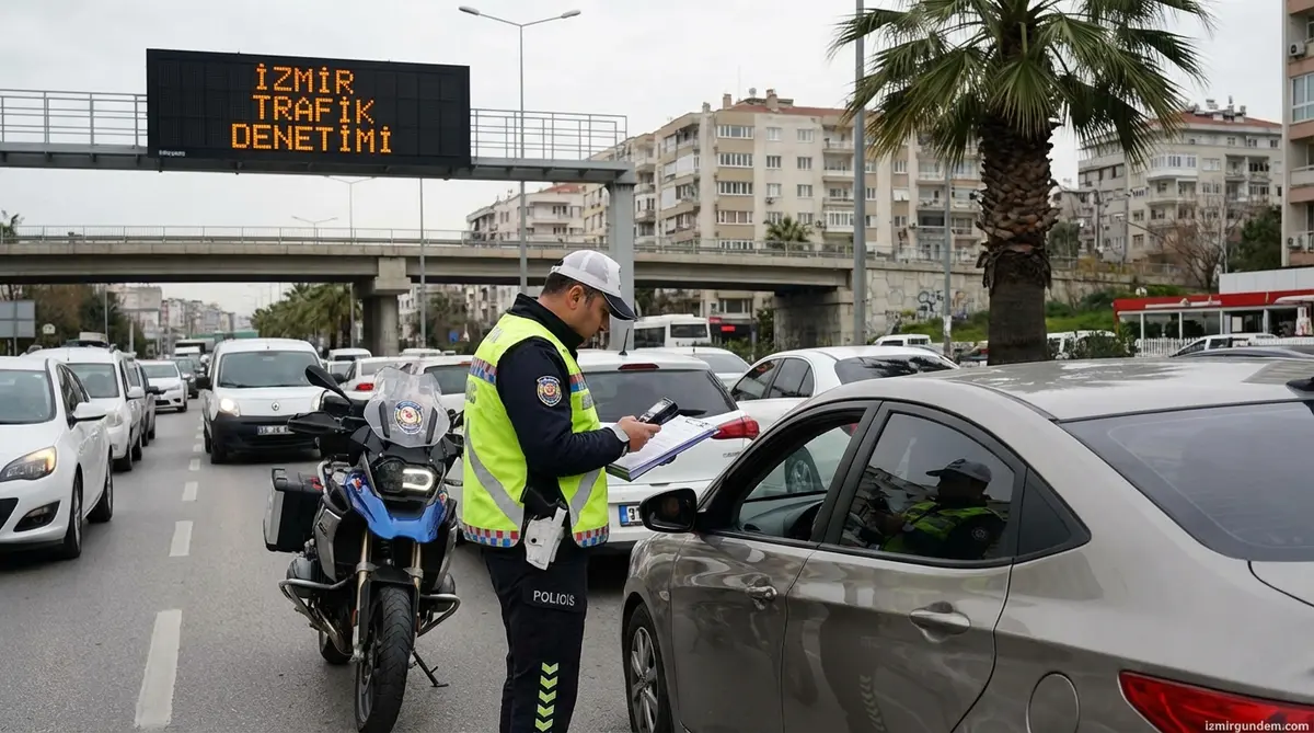 İzmir'de Trafik Cezası: Bir Haftada 23 Bin Ceza