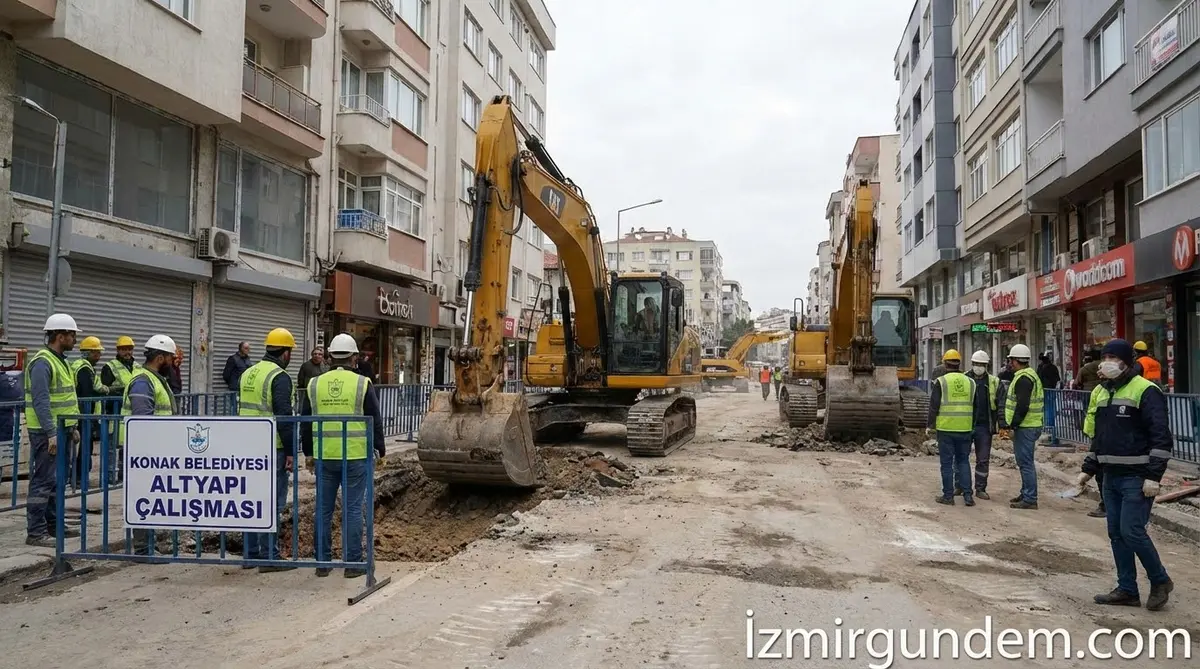 Konak'ta Altyapı Seferberliği Başladı