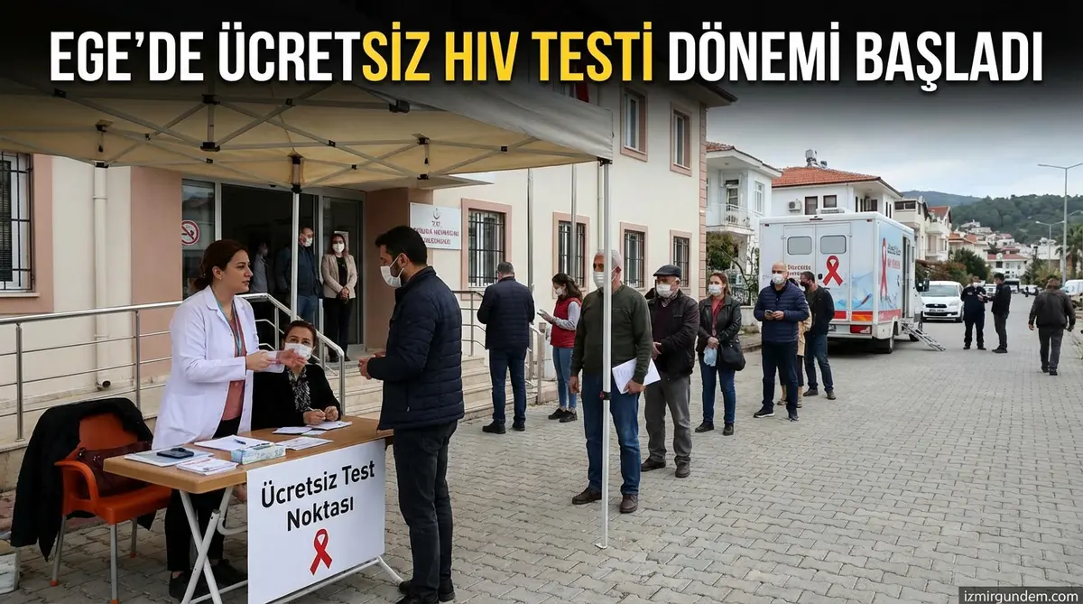 Ege'de Ücretsiz HIV Testi Dönemi Başladı