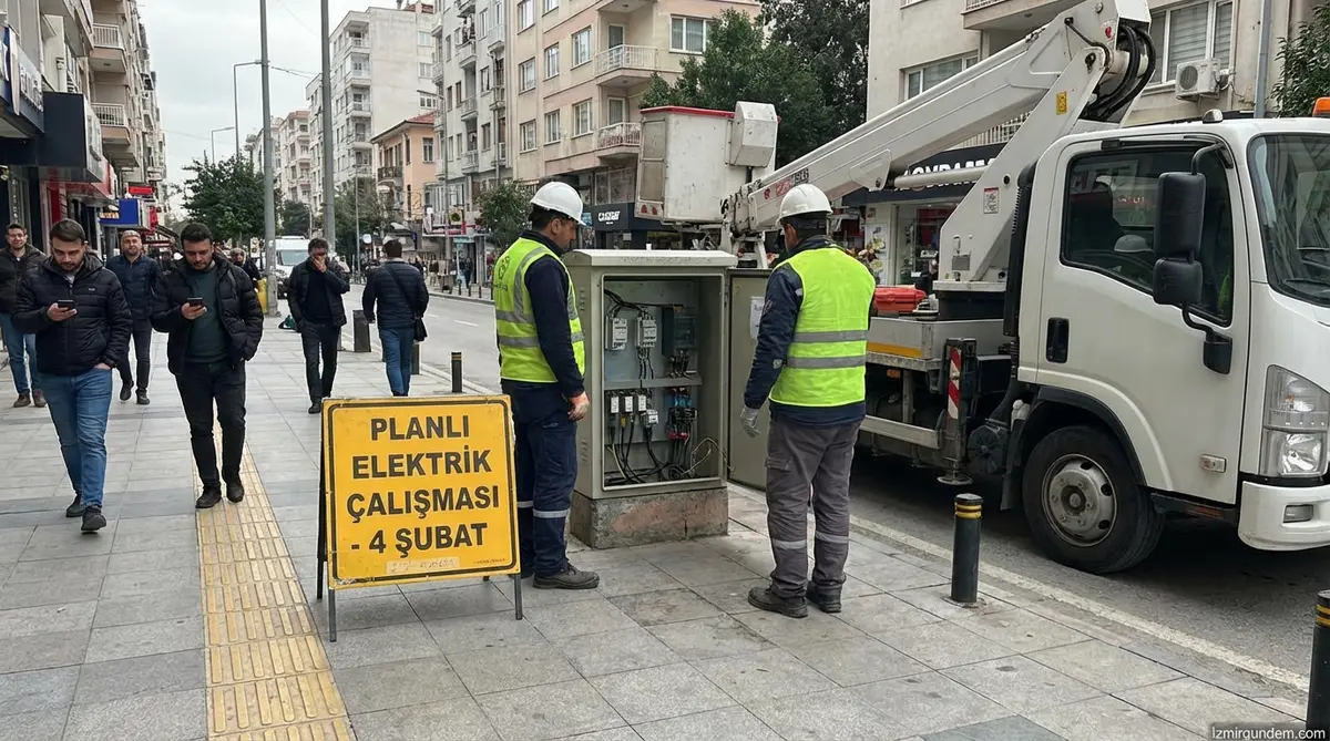 İzmir'de Planlı Elektrik Kesintileri (4 Şubat)
