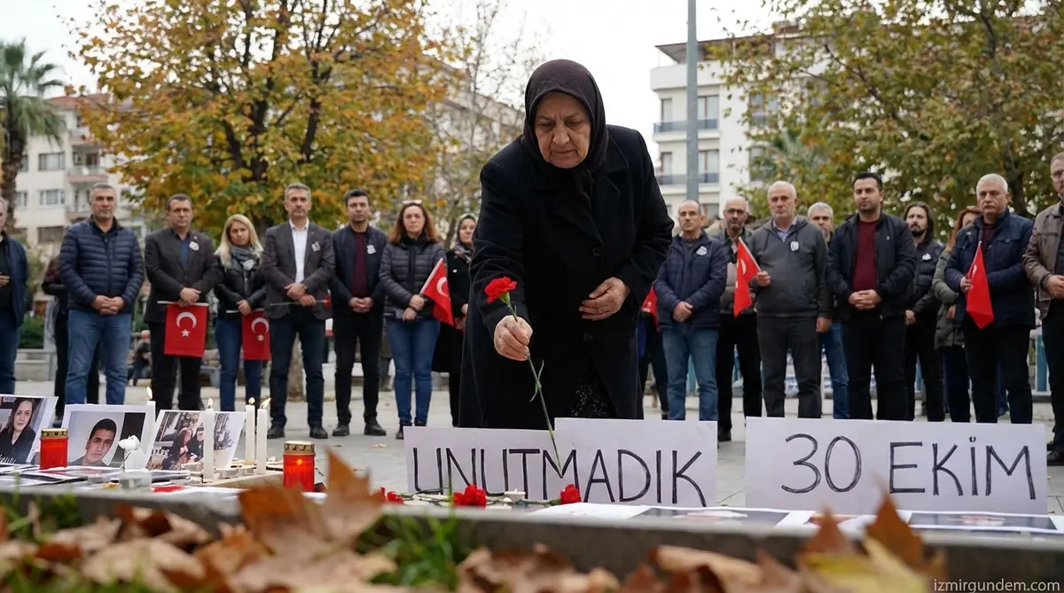 İzmir'de Deprem Anması: "Unutmadık"