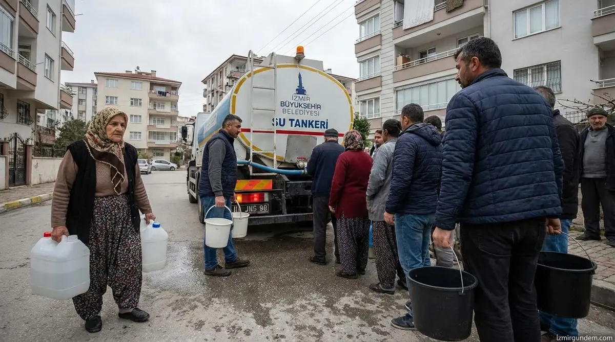 İzmir'de Su Kesintisi: 5 İlçede Alarm!