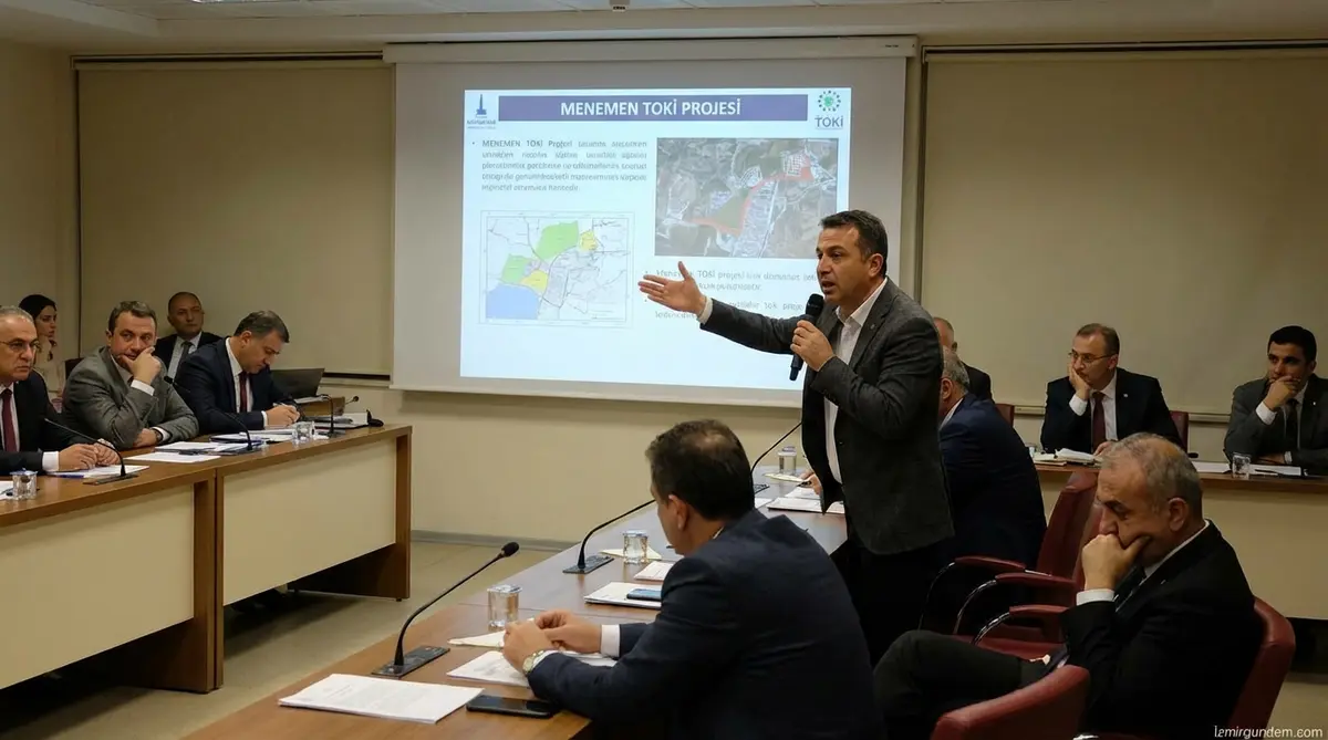 Menemen TOKİ Projesi Meclisi Gerdi