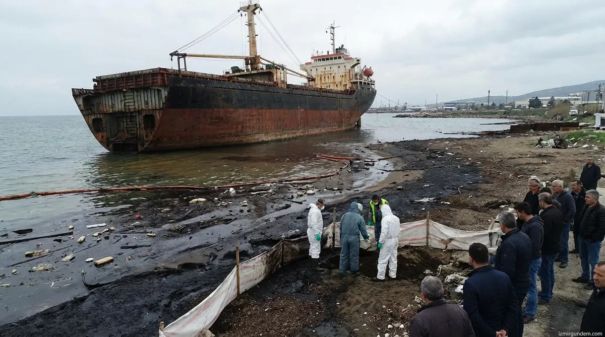 Urla'da Gemi Sökümü Çevre Felaketine Yol Açtı
