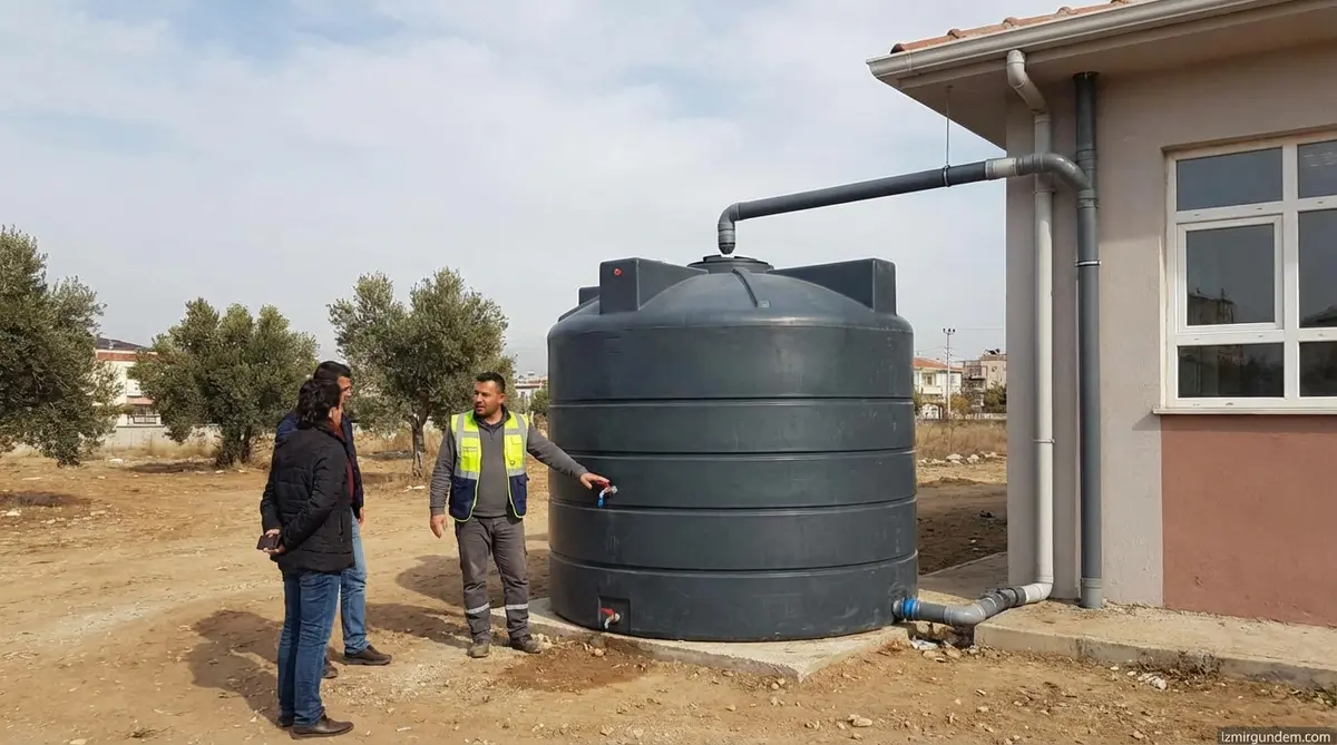 İzmir'den Kuraklığa Yağmur Suyu Hasadı