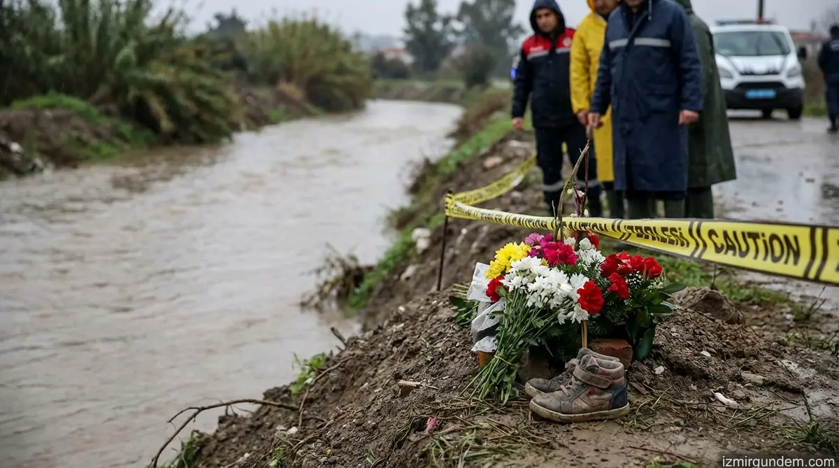İzmir'de Derede Facia: Çocuk Hayatını Kaybetti