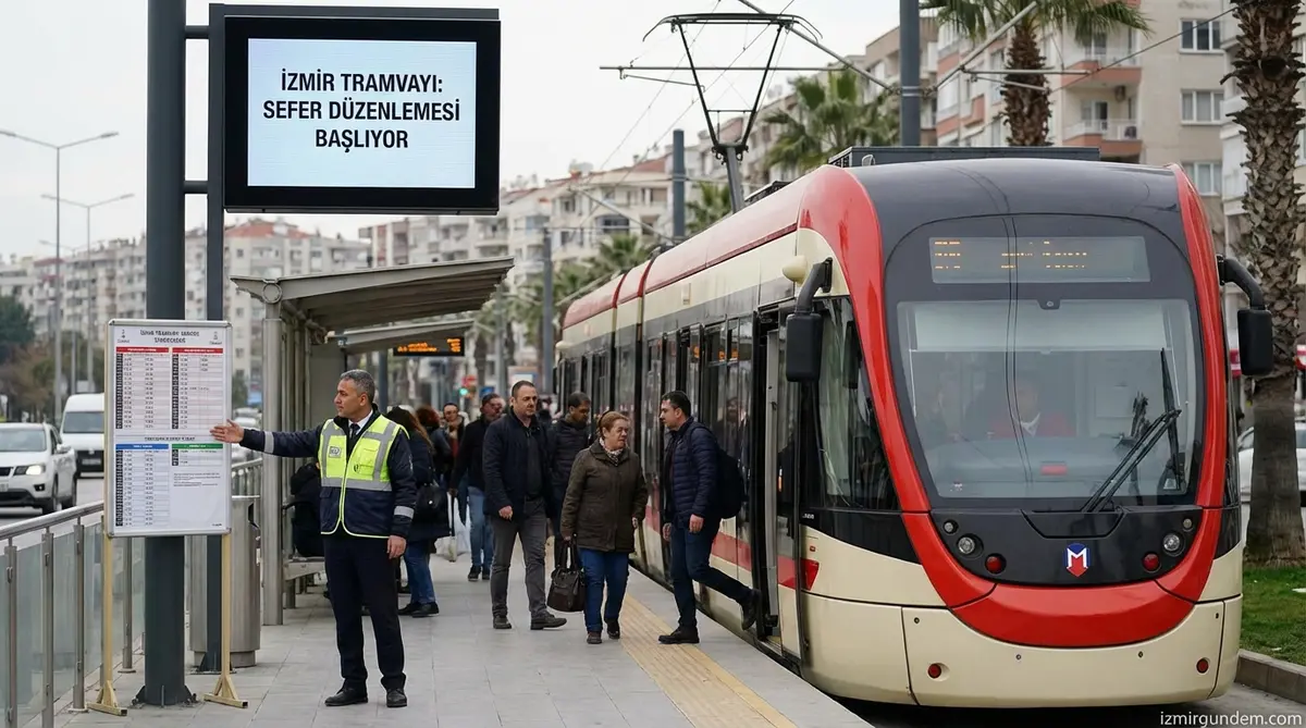 İzmir Tramvayında Sefer Düzenlemesi