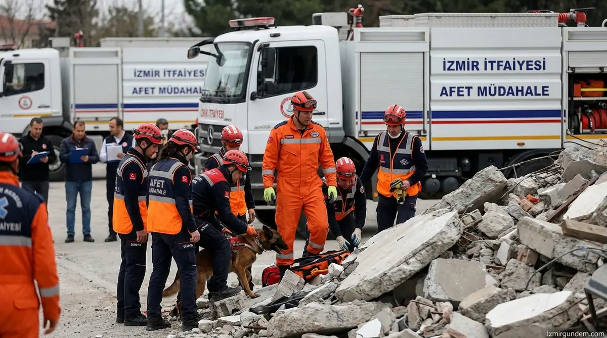 İzmir'den Afet Kurtarma Tatbikatı