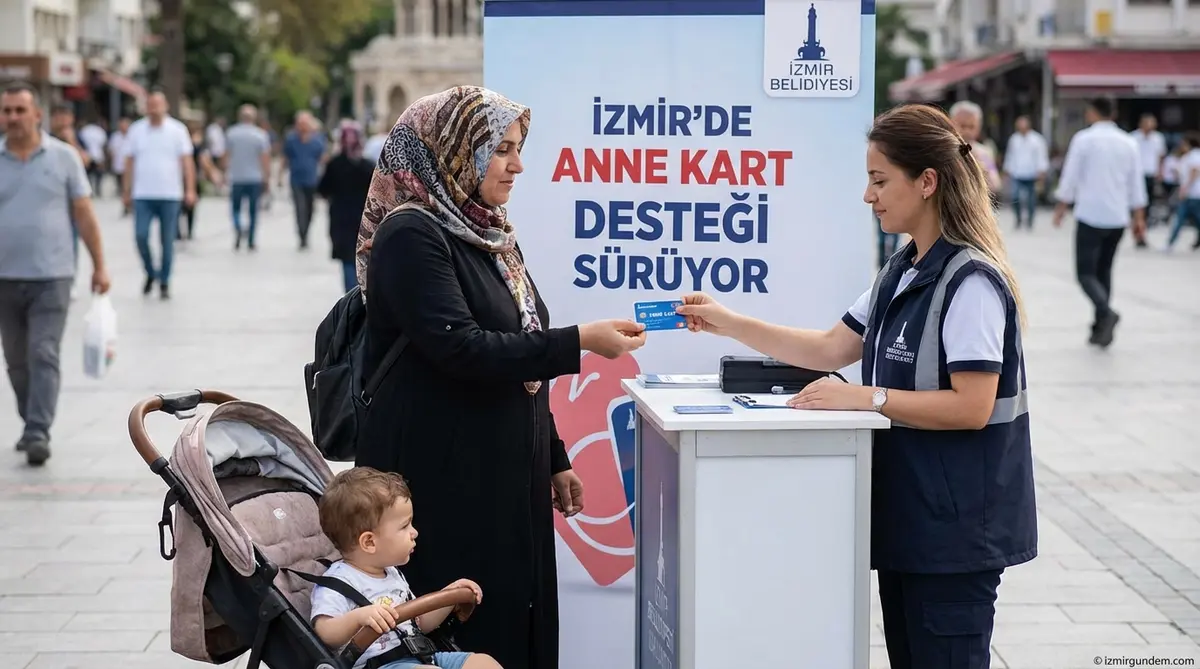 İzmir'de Anne Kart Desteği Devam Ediyor