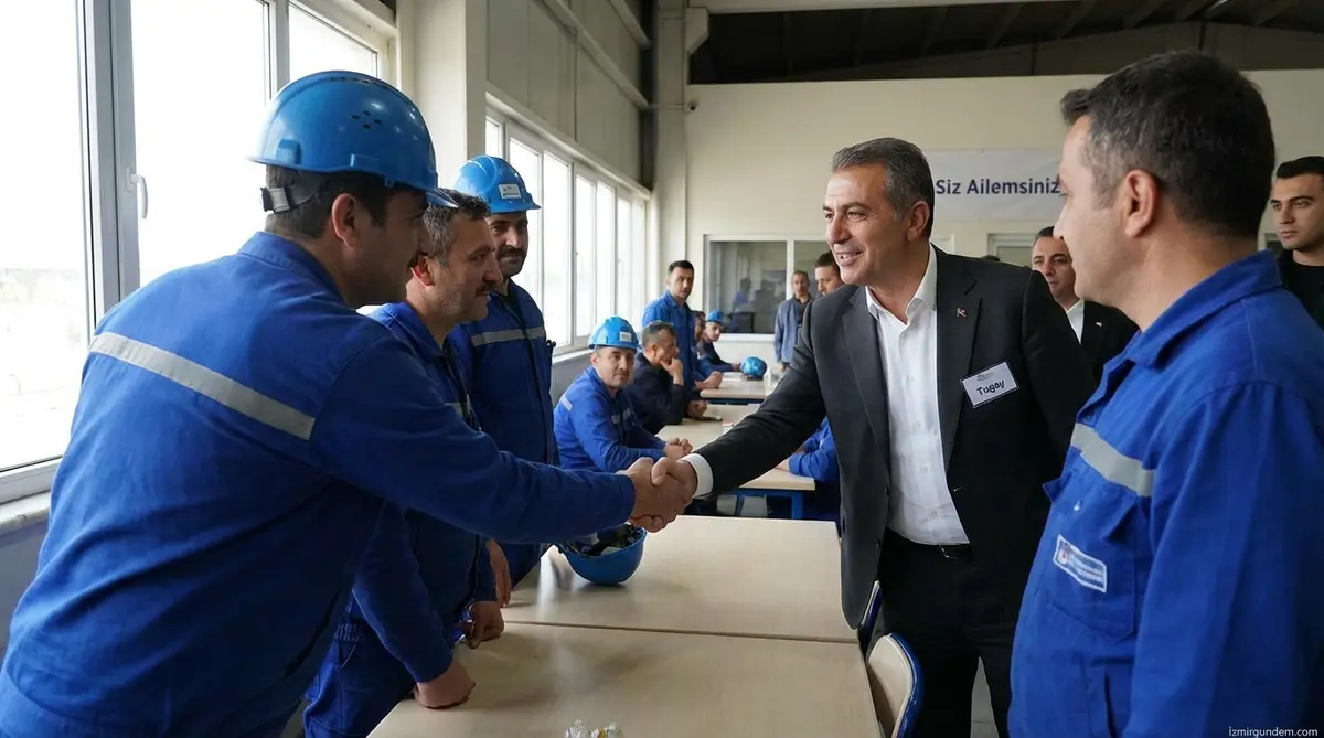 Tugay'dan İşçi Ziyareti: "Siz Ailemsiniz"