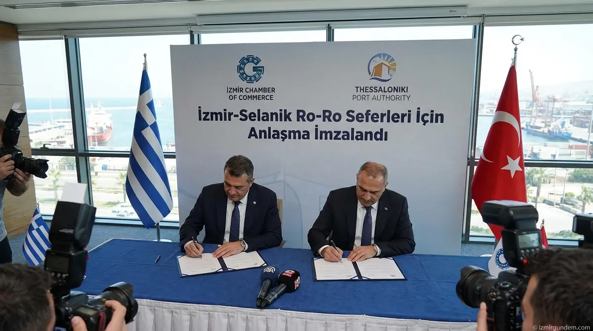 İzmir-Selanik Ro-Ro Seferleri İçin Anlaşma