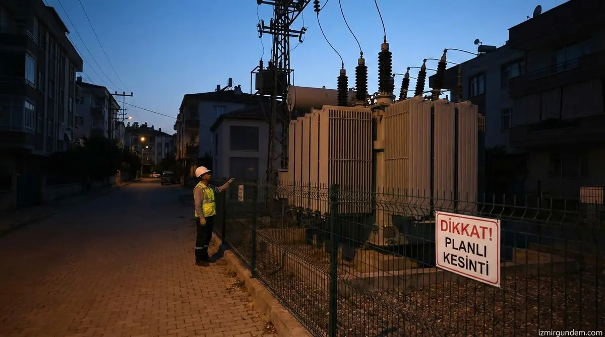 İzmir'de Planlı Elektrik Kesintisi (13 Şubat)
