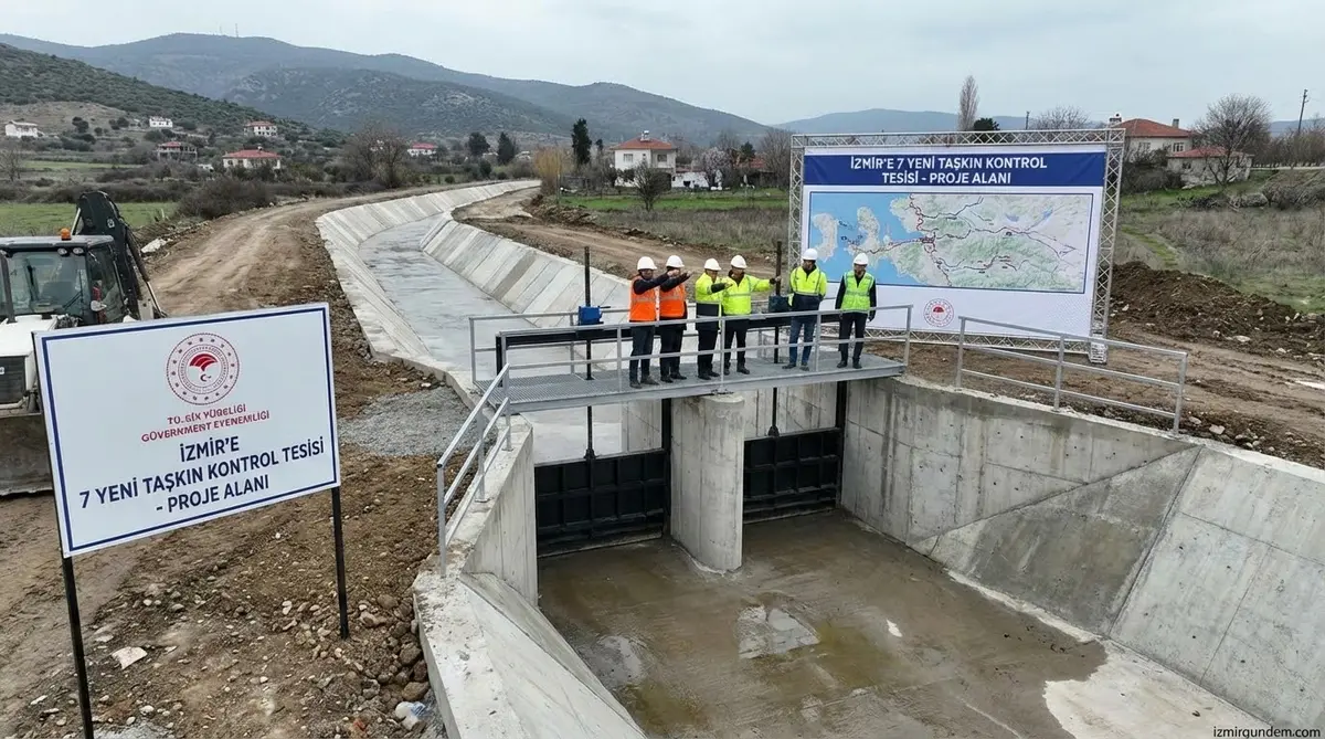 İzmir'e 7 Yeni Taşkın Kontrol Tesisi
