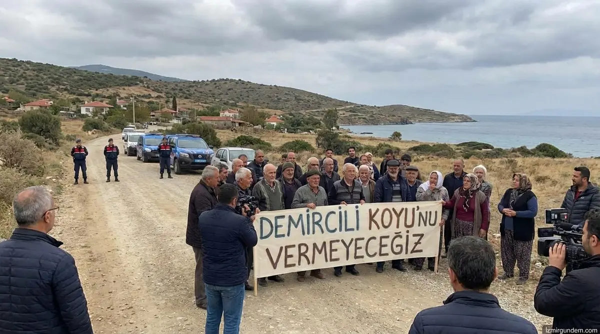 Urla'da Demircili Koyu Gerginliği Sürüyor