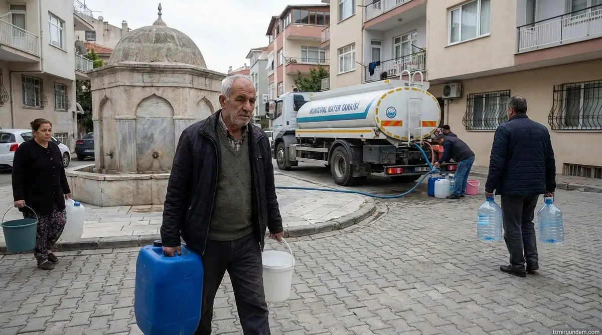 İzmir'de Su Kesintisi: 4 İlçede Kesinti