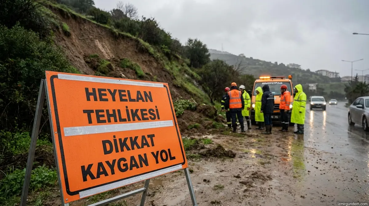 İzmir'de Heyelan Uyarısı: Yağış Riski Artırıyor
