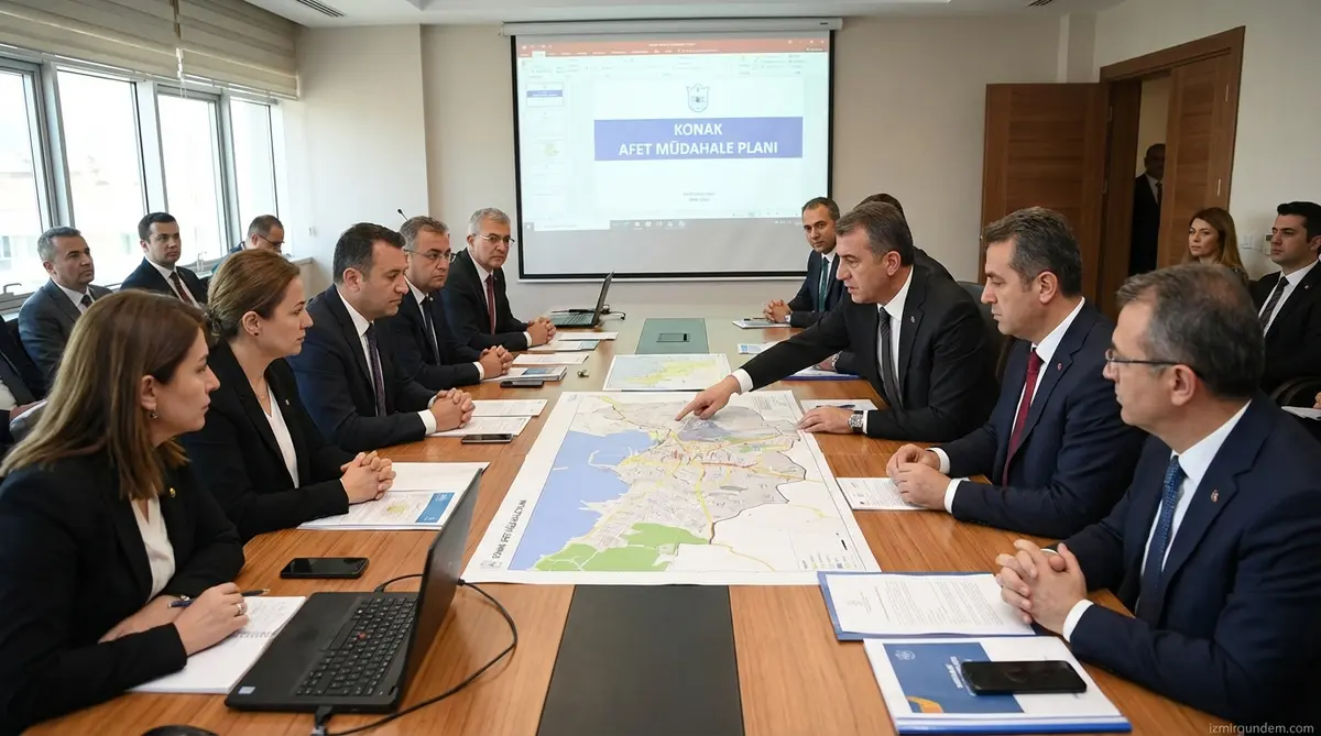 Konak'ta Afet Planı Masaya Yatırıldı