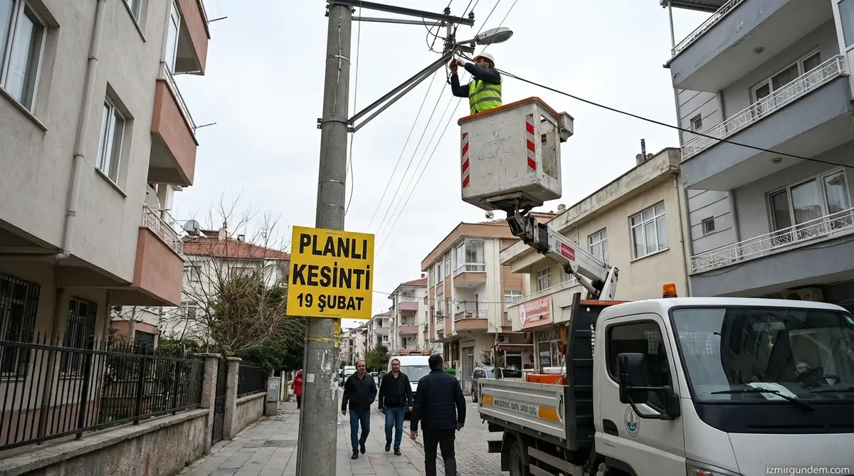 İzmir'de Planlı Elektrik Kesintileri (19 Şubat)
