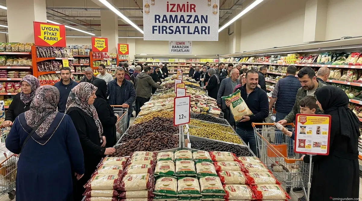İZMAR'da Ramazan Yoğunluğu: Uygun Fiyat Farkı
