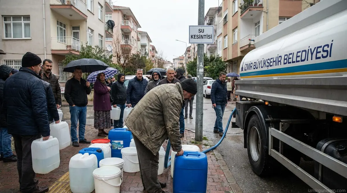 İzmir'de Su Kesintisi: 10 İlçe Etkilendi