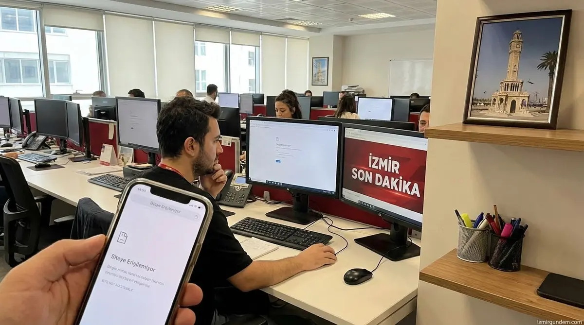 İzmir Son Dakika Haber Sitesine Erişim Sorunu