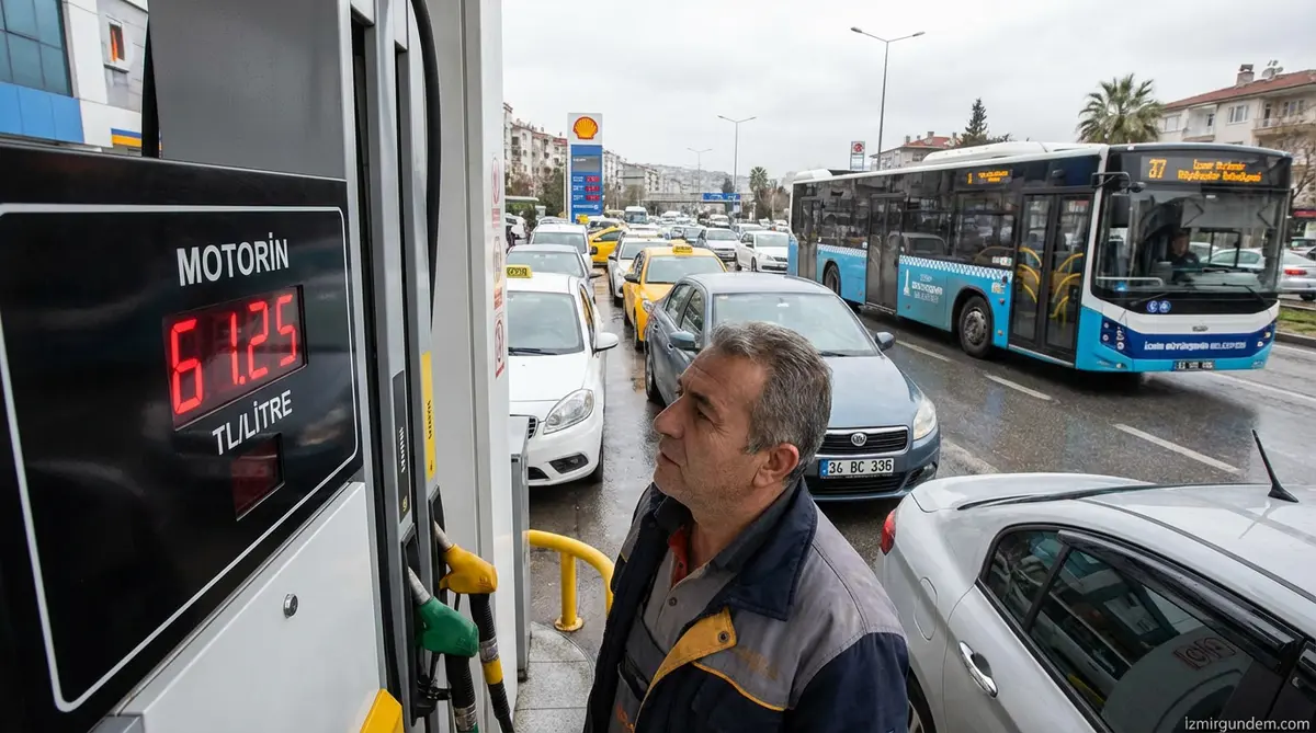 İzmir'de Motorine Zam: Litresi 61 TL'yi Aştı