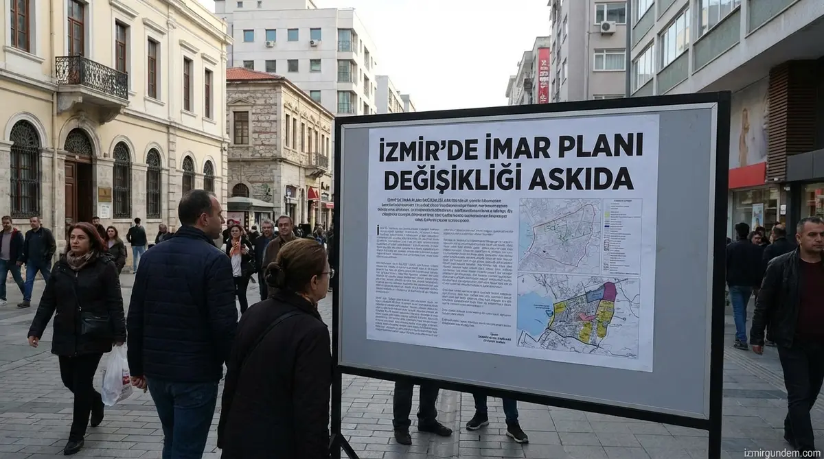İzmir'de İmar Planı Değişikliği Askıda