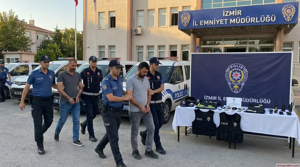 İzmir'de Sahte Polis Operasyonu: 3 Tutuklama