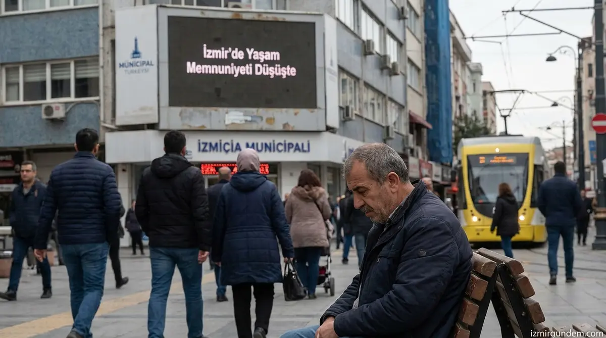 İzmir'de Yaşam Memnuniyeti Düşüşte
