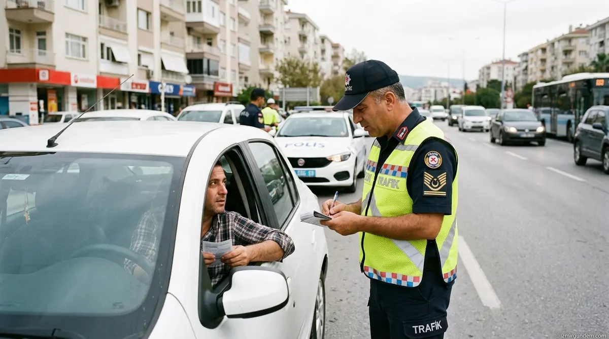 İzmir'de Trafik Denetimi: Bir Haftada 30 Bin Sürücüye Ceza
