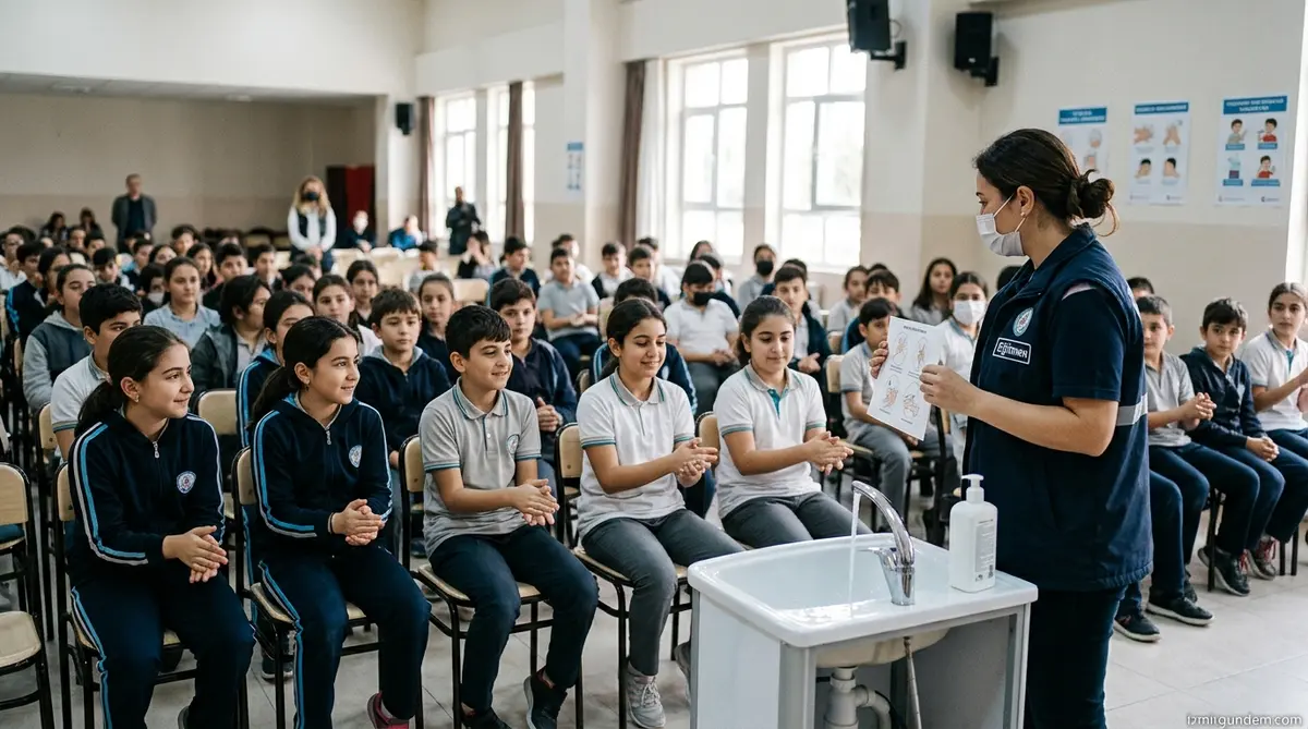 Bayraklı'da 2 Bin 200 Öğrenciye Hijyen Eğitimi