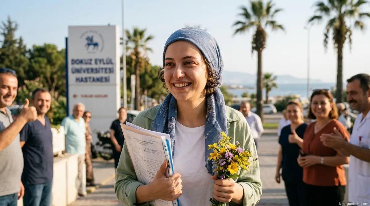 13 Yaşındaki Zeynep İzmir’de Kanserle Savaşı Kazandı