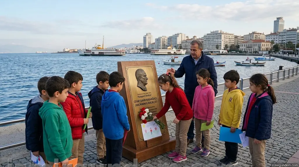 Halikarnas Balıkçısı İzmir Körfezi'nde 136. Yaşında Çocuklarla Anıldı
