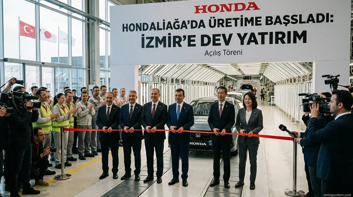 Honda Aliağa’da Üretime Başladı: İzmir’e Dev Yatırım