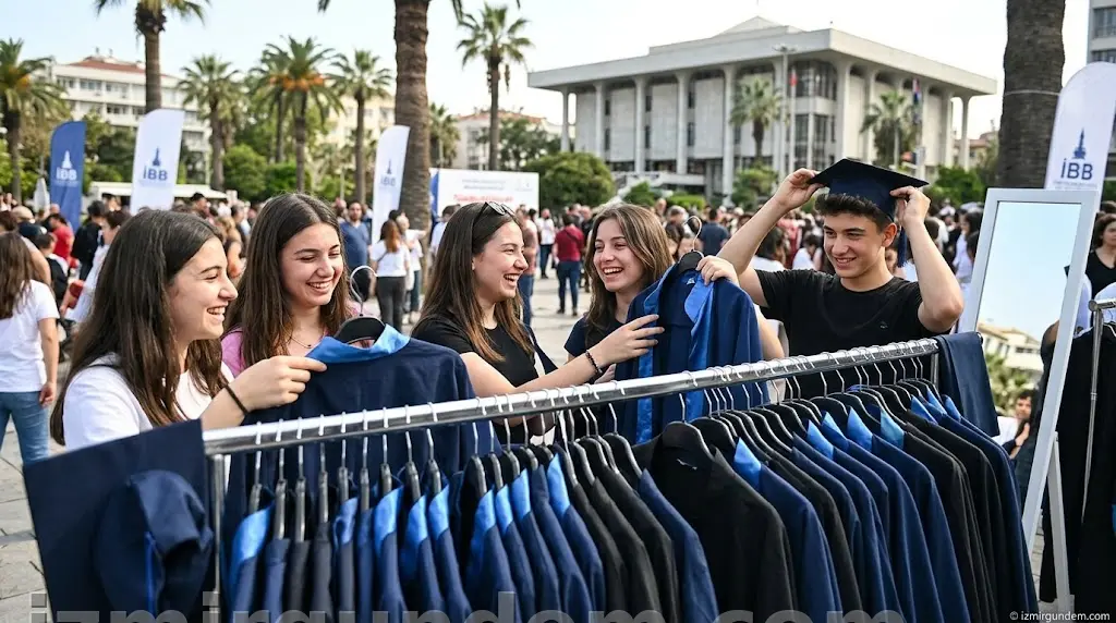 İBB'den Öğrencilere Ücretsiz Mezuniyet Kıyafeti