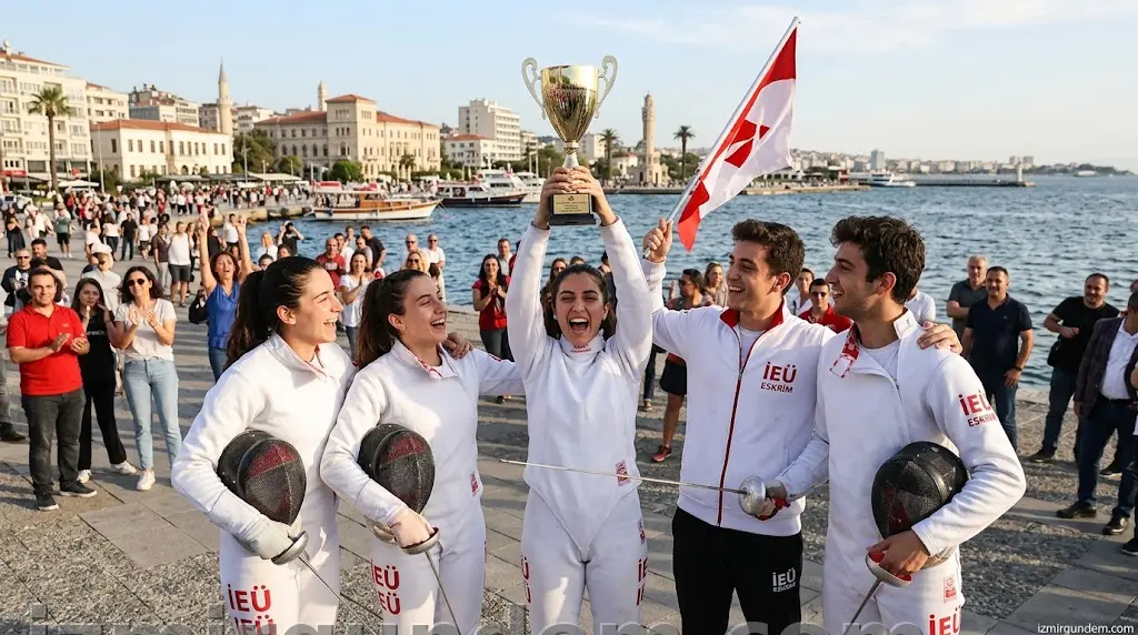 İEÜ Eskrim Takımı Türkiye Şampiyonu Oldu: Kupa İzmir'de