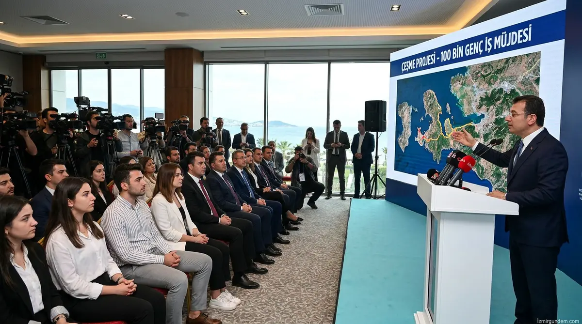 İnan'dan Çeşme Projesi Çıkışı: 100 Bin Gence İş Müjdesi