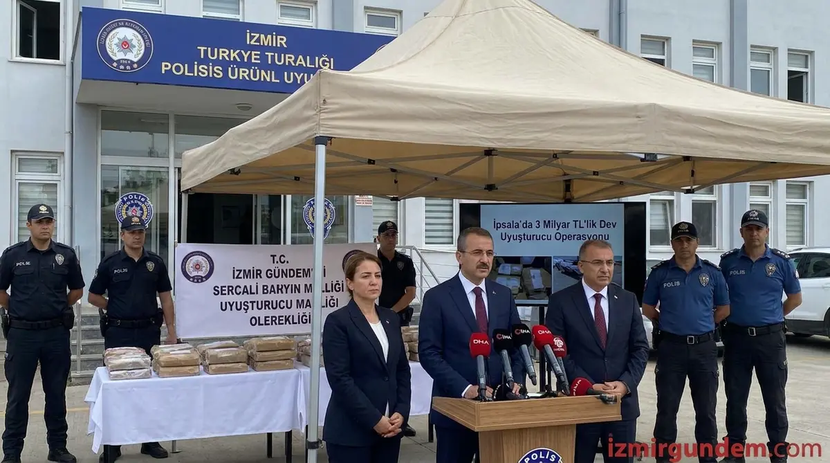 İpsala'da 3 Milyar TL'lik Dev Uyuşturucu Operasyonu