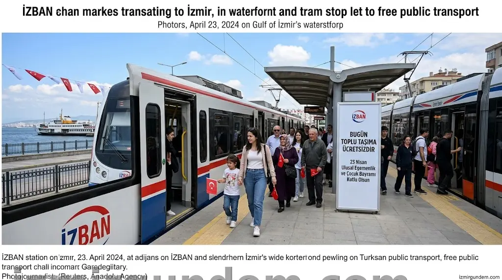 İZBAN ve İzmir’de Toplu Taşıma 23 Nisan’da Ücretsiz Olacak