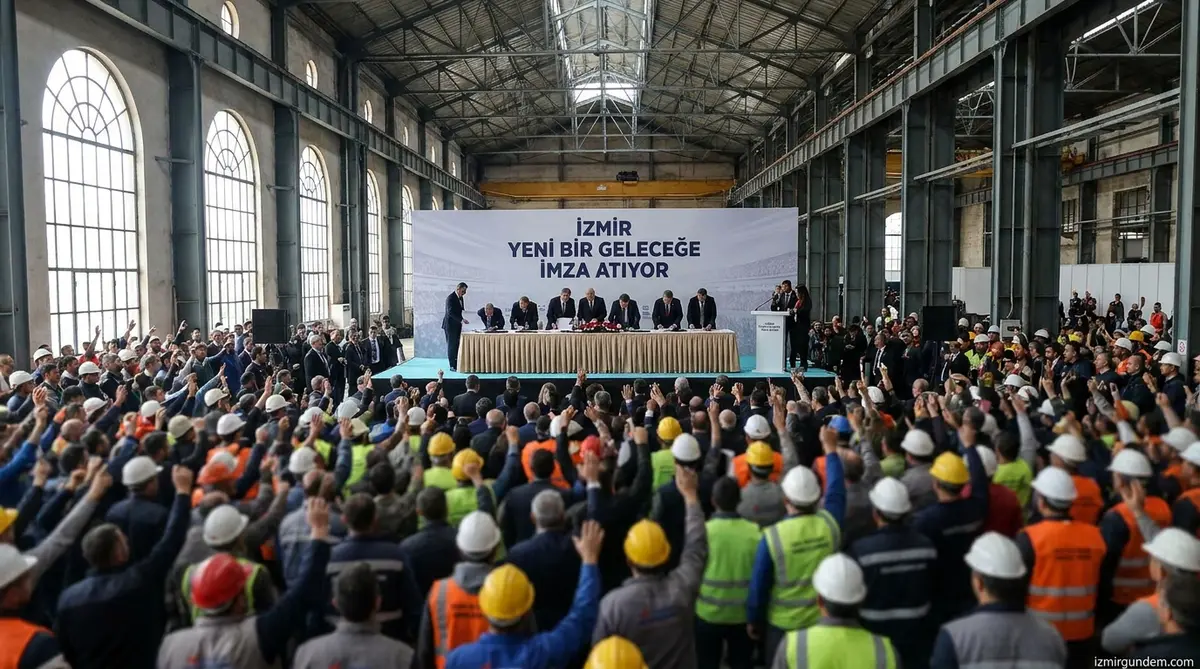 İZBETON'da 750 İşçiyi Sevindiren İmza: Yüzde 16,30 Zam ve Ek Prim