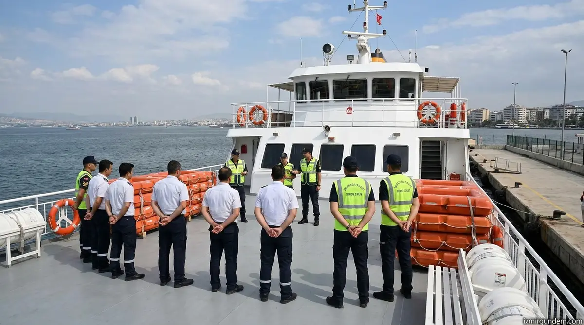 İZDENİZ Personeline Bostanlı'da Kritik Afet ve Yangın Eğitimi