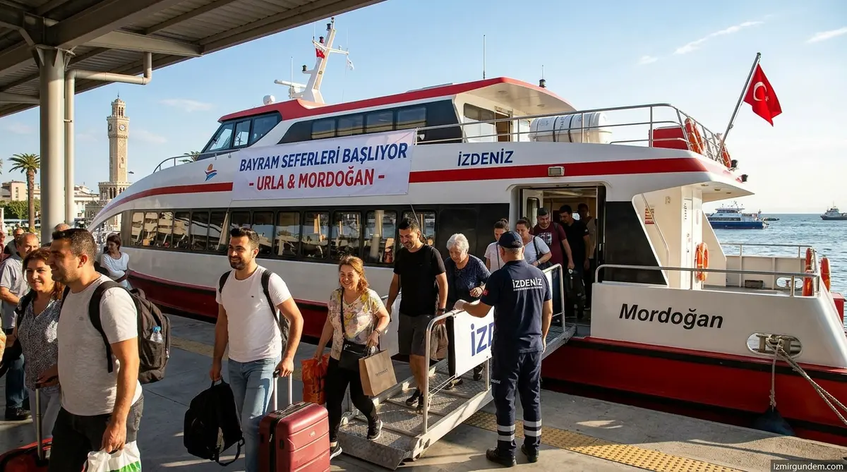 İZDENİZ Urla ve Mordoğan Bayram Seferleri Başlıyor