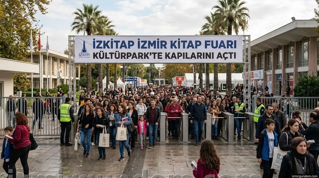 İZKİTAP Kültürpark’ta Kapılarını Açtı: İzmir Kitap Fuarı’na Rekor Akın