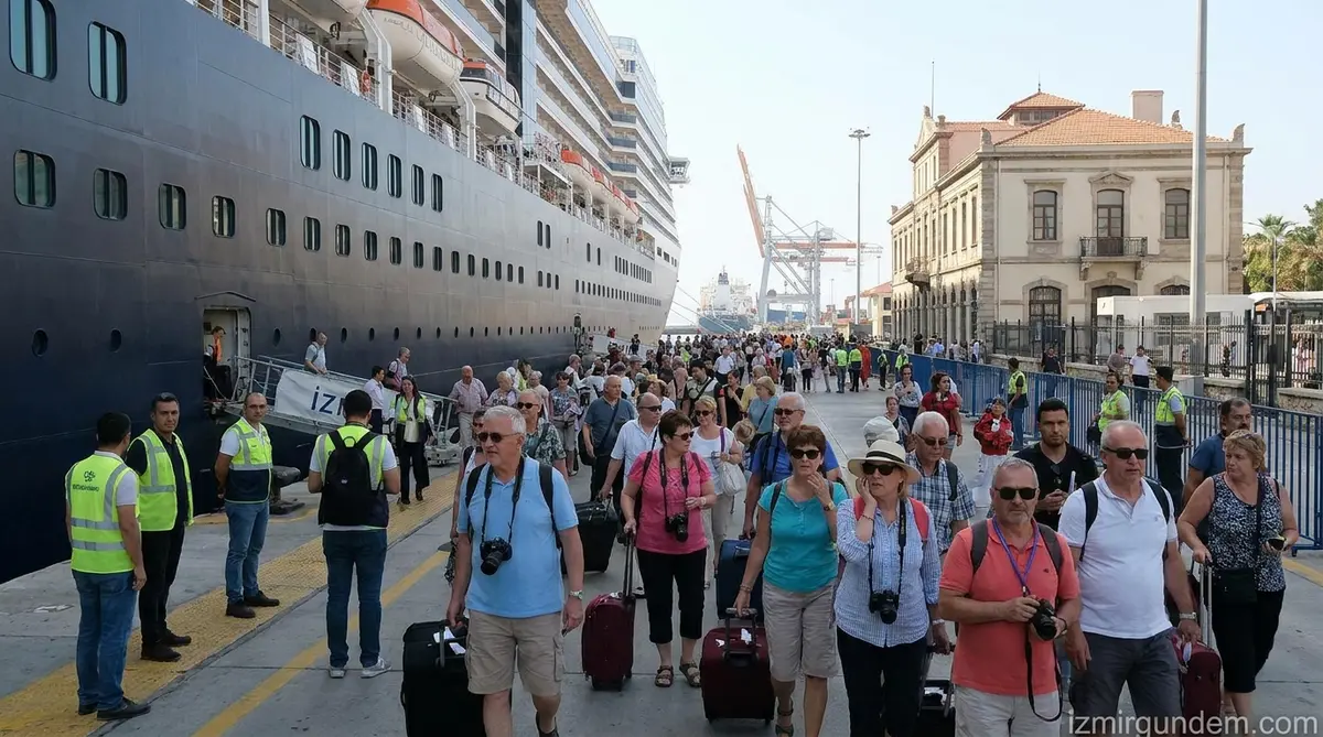 İzmir Alsancak Limanı'na 5 Ayda 51 Bin Turist Geldi