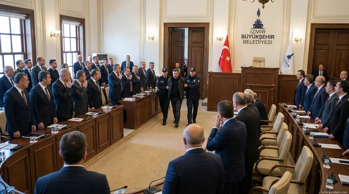 İzmir Büyükşehir Meclisi'nde Erdoğan Şarkısı Gerginliği